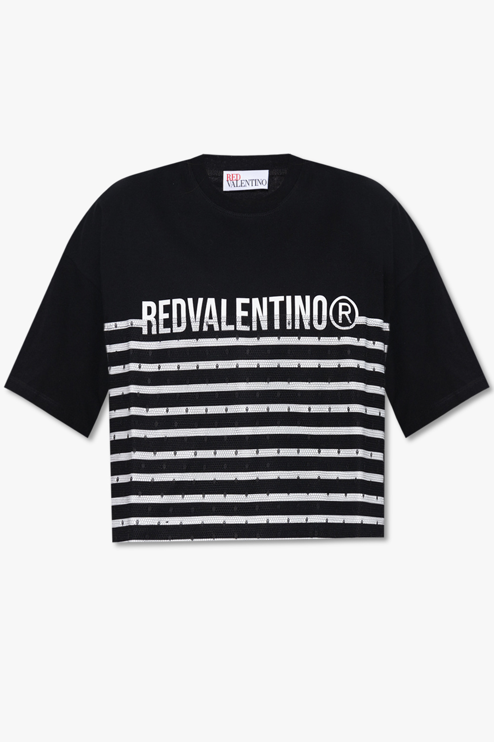 Extension-fmedShops Spain - Black Cropped T - 0NO valentino x